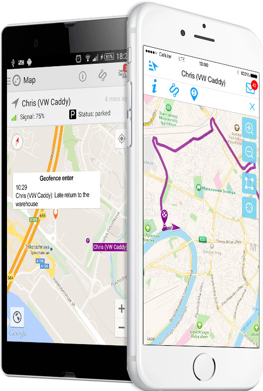 Aplicaciones móviles LSGPS para iOS y Android